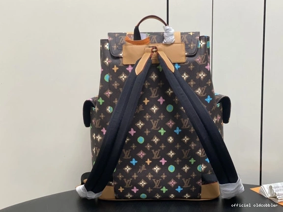 Official oldcobbler CHRISTOPHER LOUIS VUITTON Backpack-41*48*13CM 0712